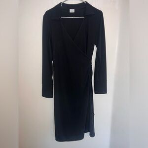 Suzy Shier Long Sleeve Wrap Dress - S